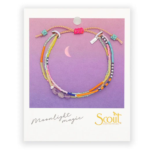 Mixed Media Bracelet - Moonlight Magic