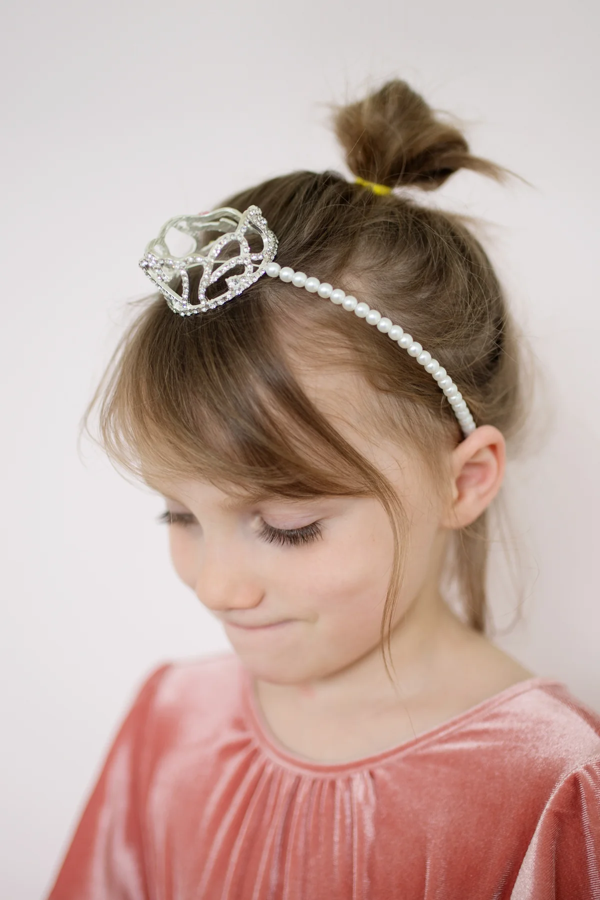 Girls Pretty Petite Crown Headband