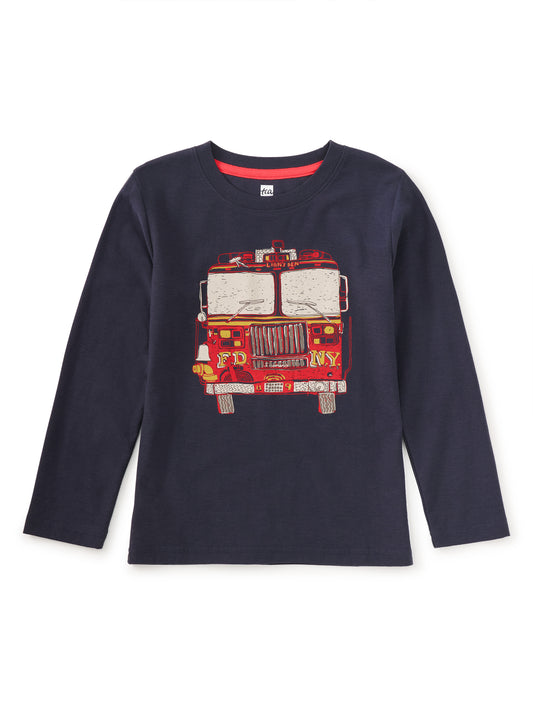 Kids Fire Truck Graphic Tee