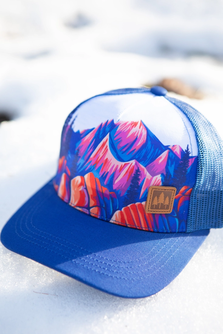Rocky Mountains Kids Trucker Hat