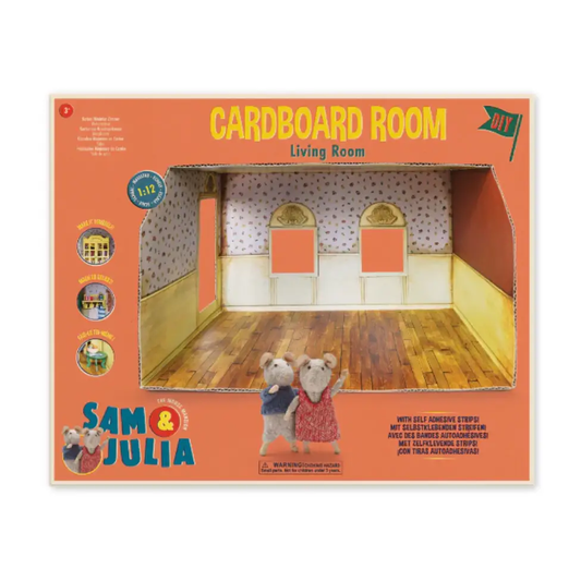 Sam & Julia DIY Cardboard Living Room
