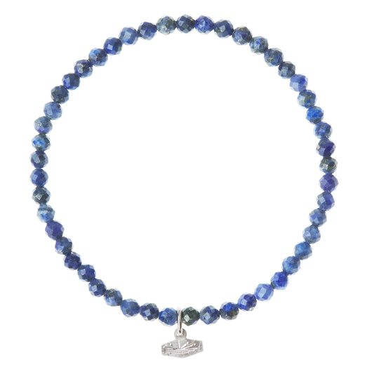 Mini Stone Stacking Bracelet - Lapis