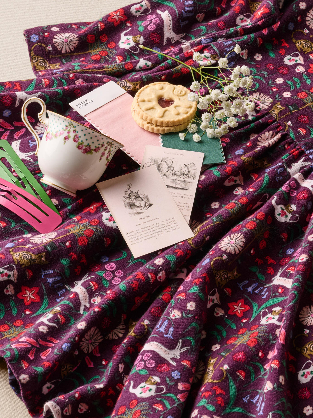 Girls Tea Party Floral Ballet Dress