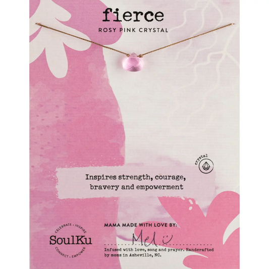 Soul Shine Necklace Rosy Pink for Fierce