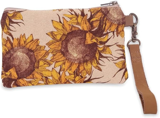 Sunflower Wristlet