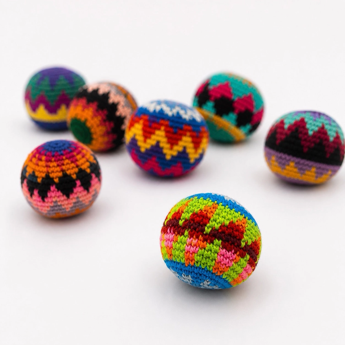 Crochet Hacky Sack Set of 2