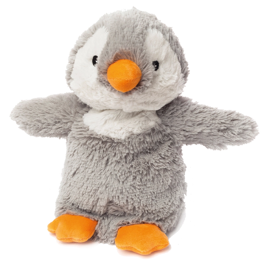 Grey Penguin Warmies Stuffed Animal