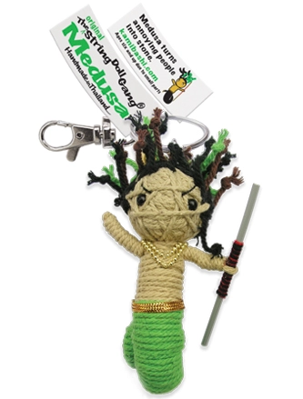 Medusa String Doll Keychain