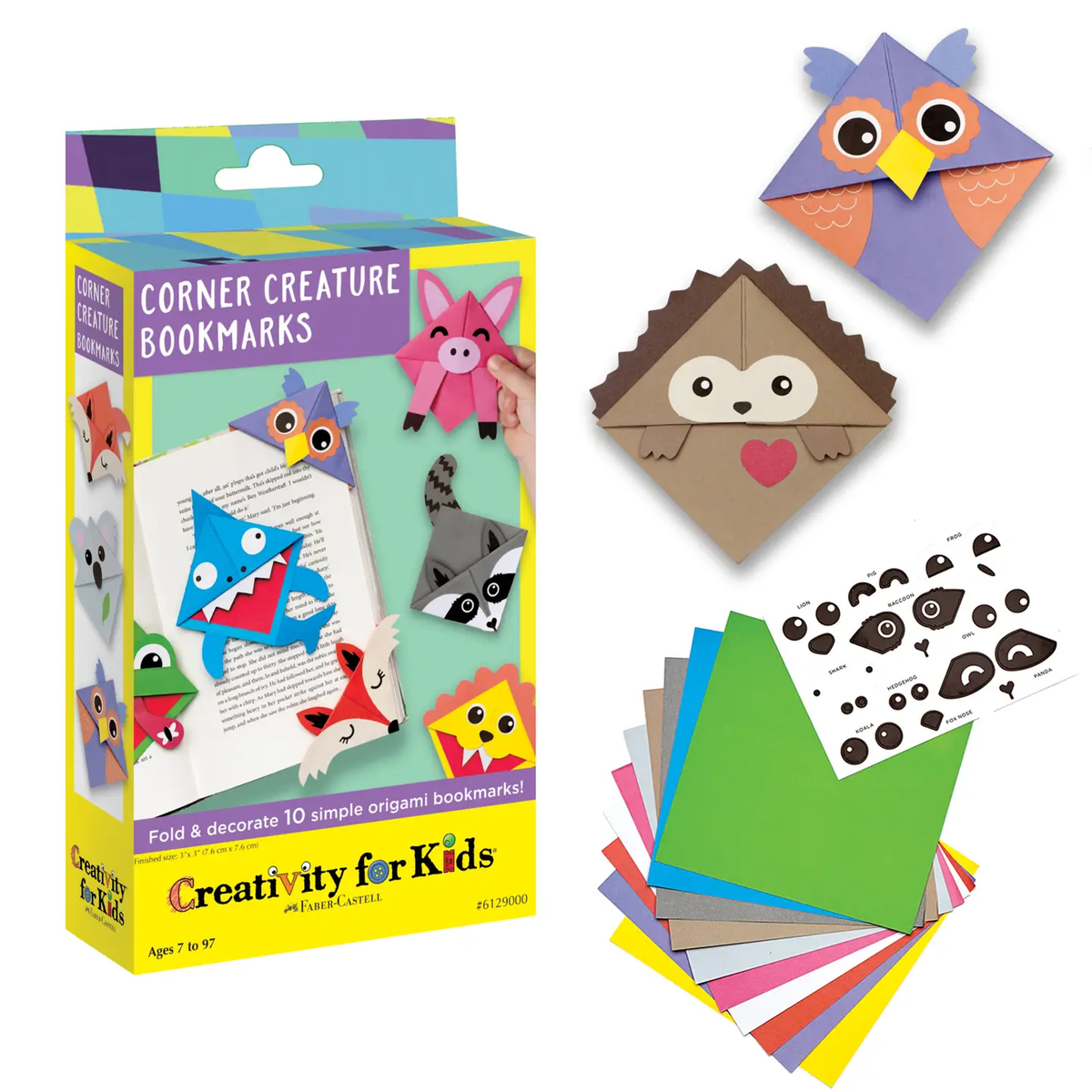 Corner Creature Bookmarks Mini Craft Kit