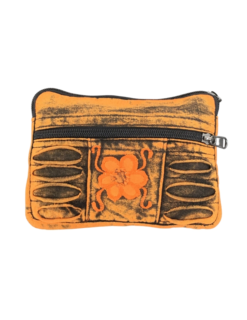 Daisy Razor Cut Coin Purse