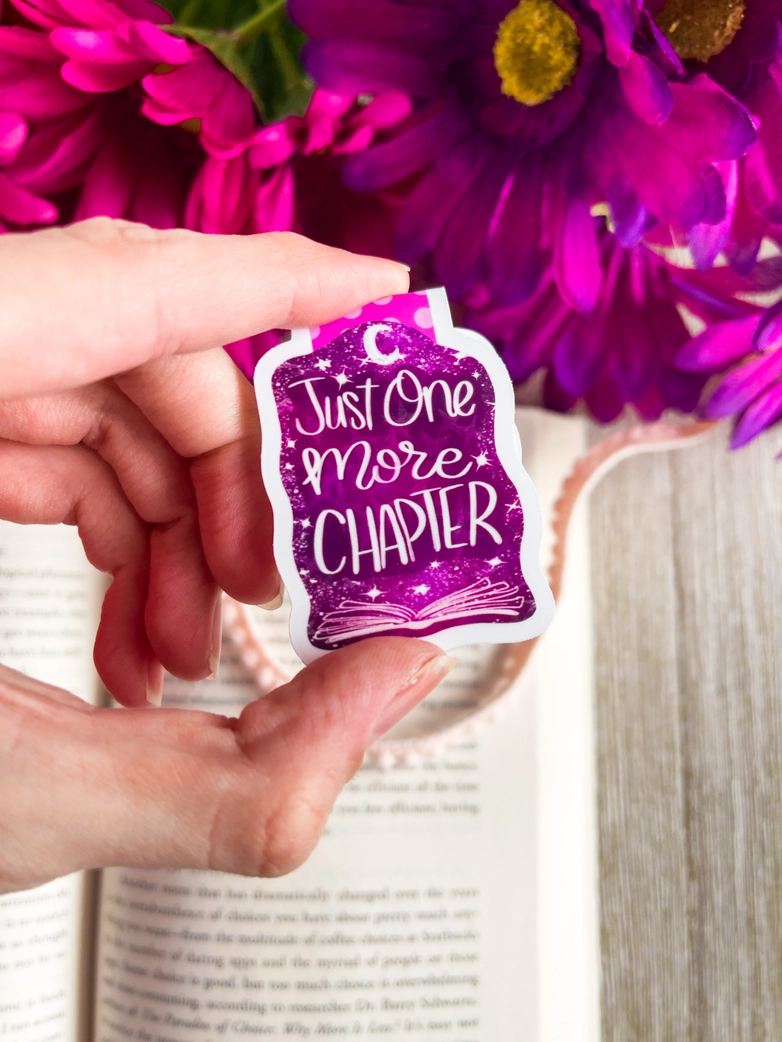 Just One More Chapter Magnetic Bookmark