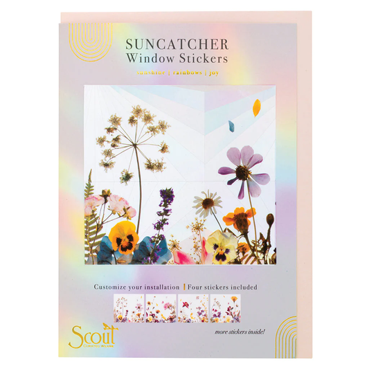 Suncatcher Window Stickers - Pressed Flowers