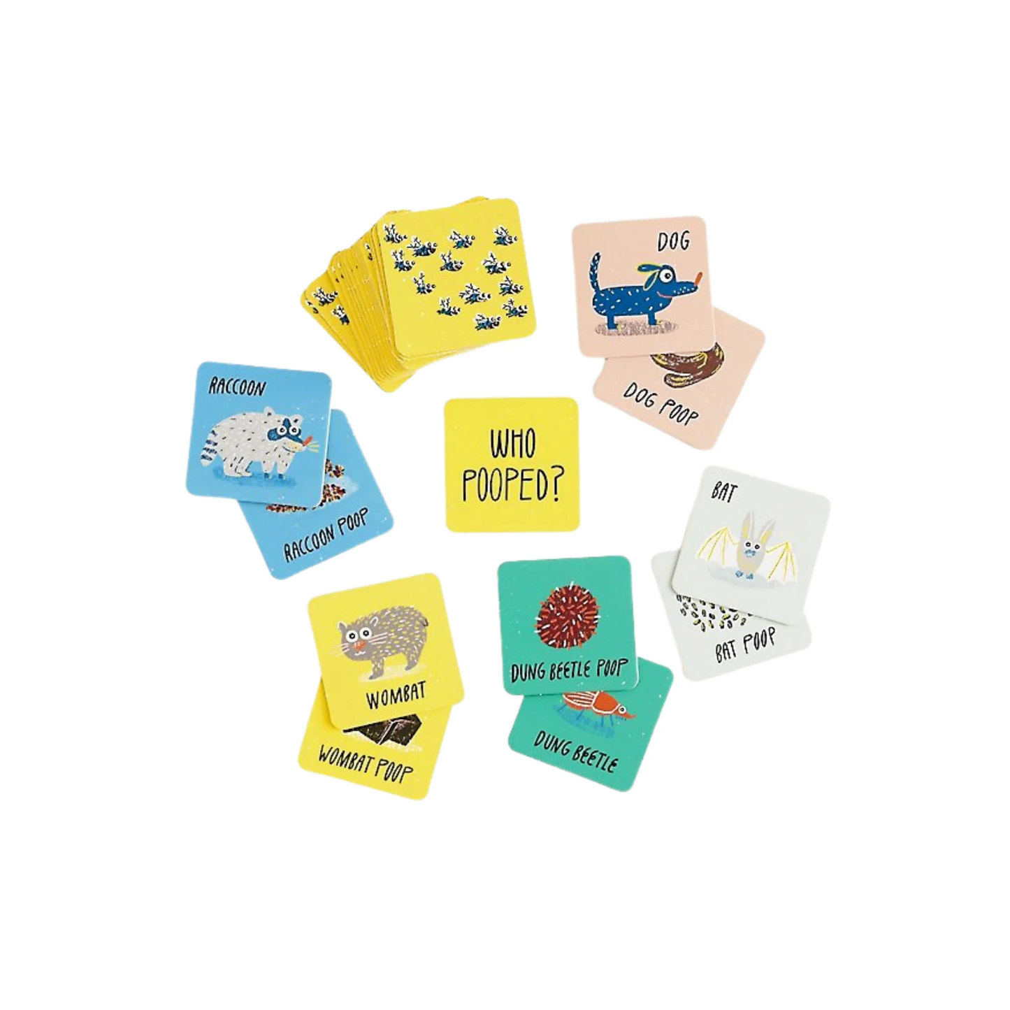 Who Pooped Matching Game