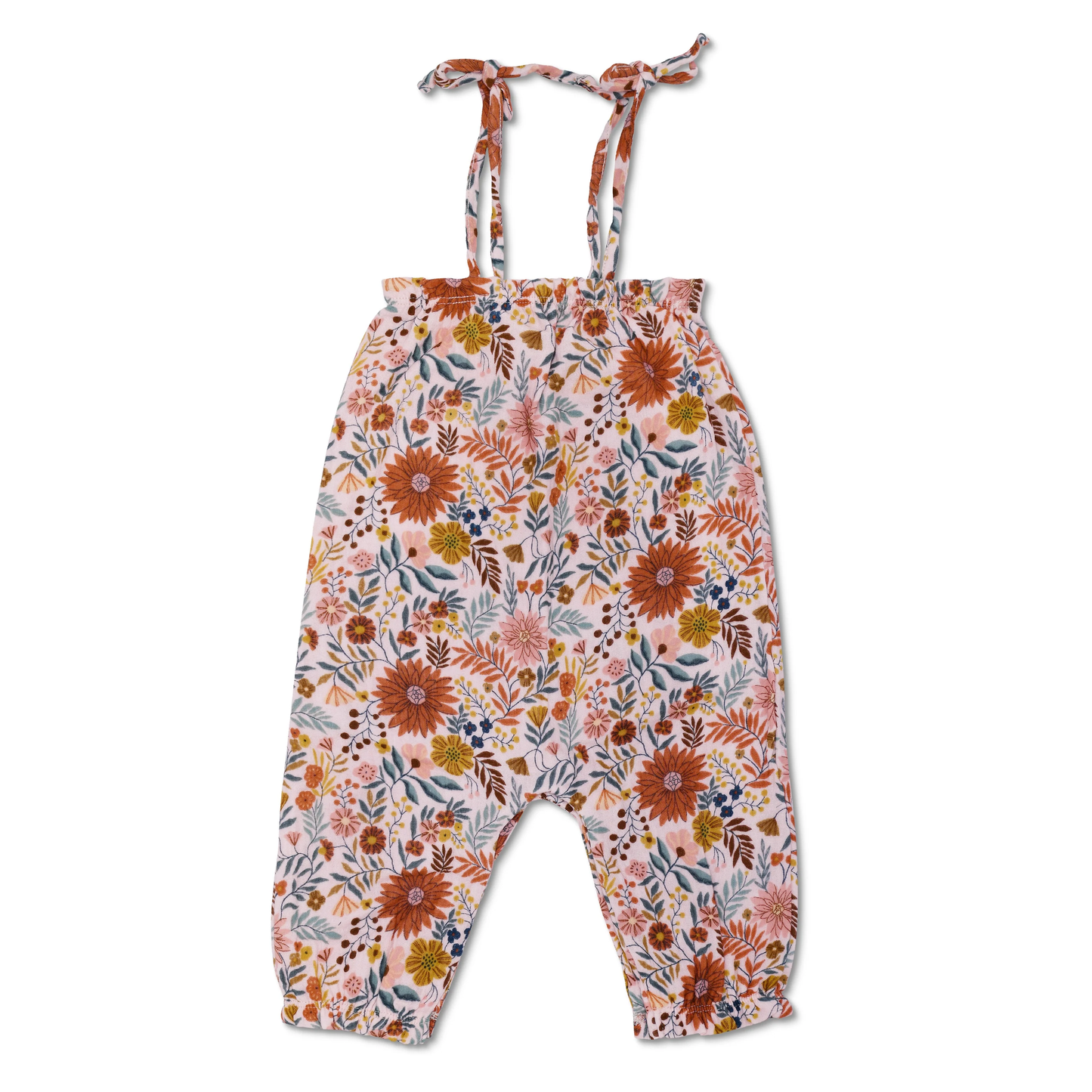 Baby Zinnia Muslin Tie Shoulder Romper