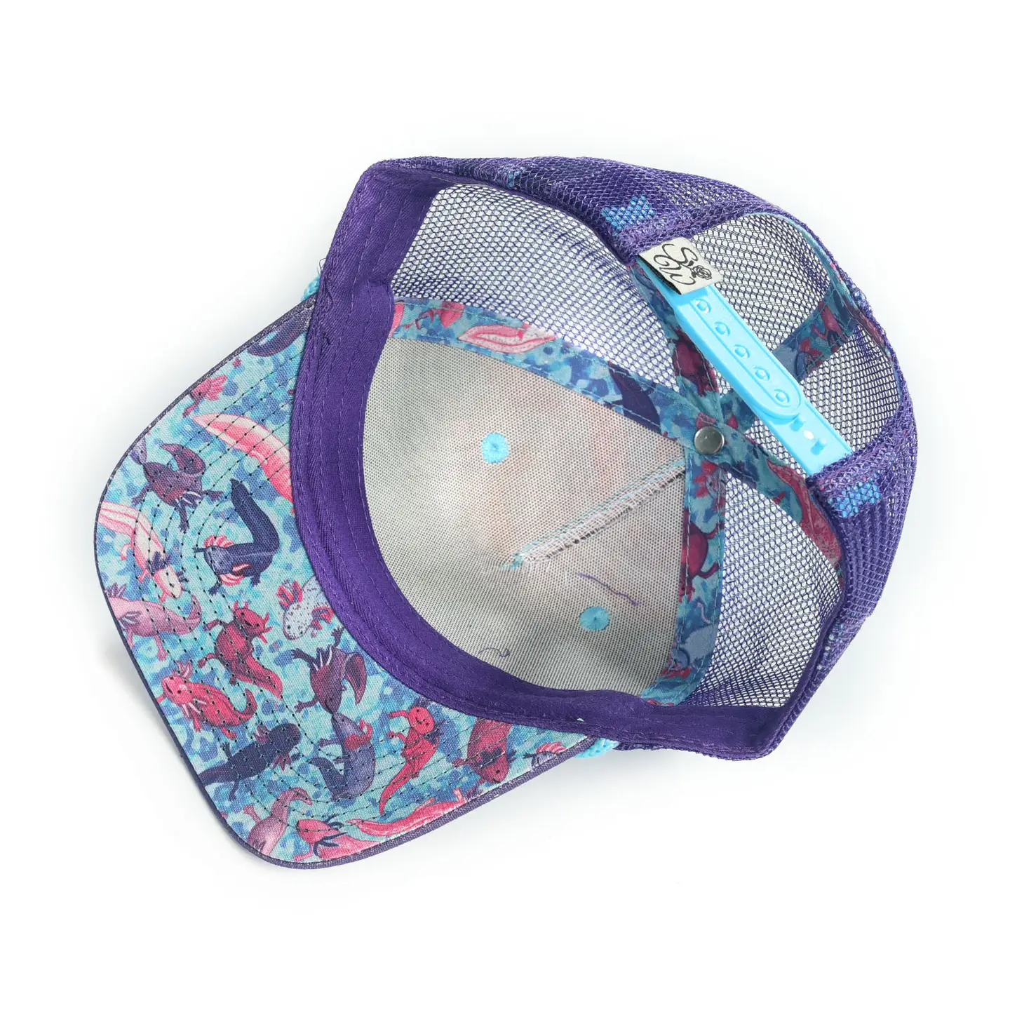 Kids Axolotls Recycled Trucker Hat