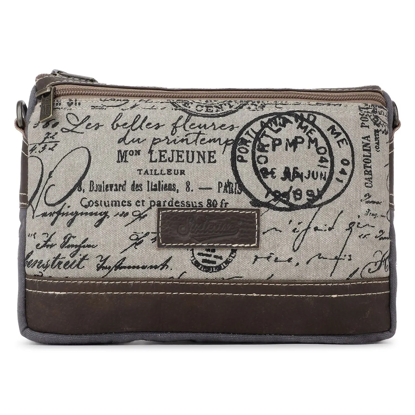 Women's Crossbody Bag - French Script