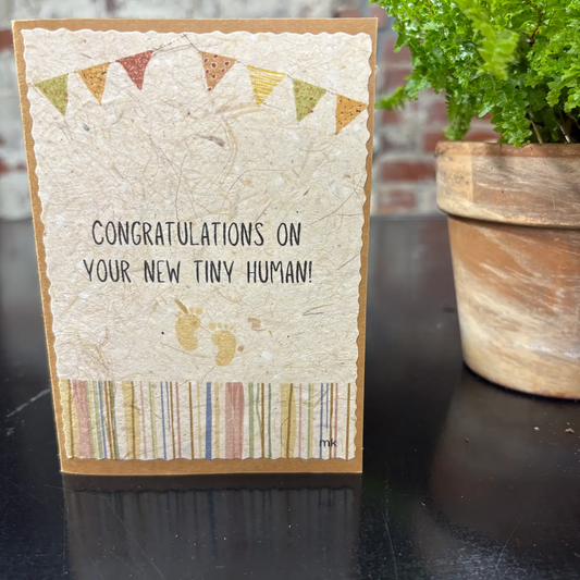 Banana Paper Tiny Human Card