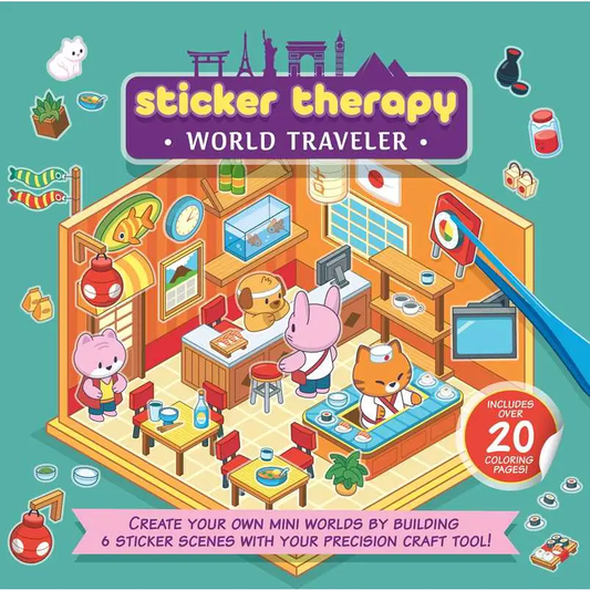 Sticker Therapy: World Traveler