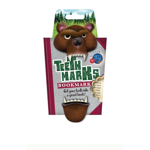Teeth Mark Bookmark Bear