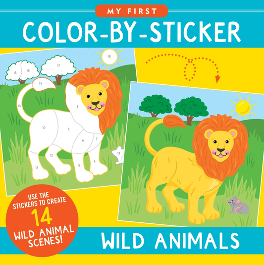 First Color Sticker Wild Animal