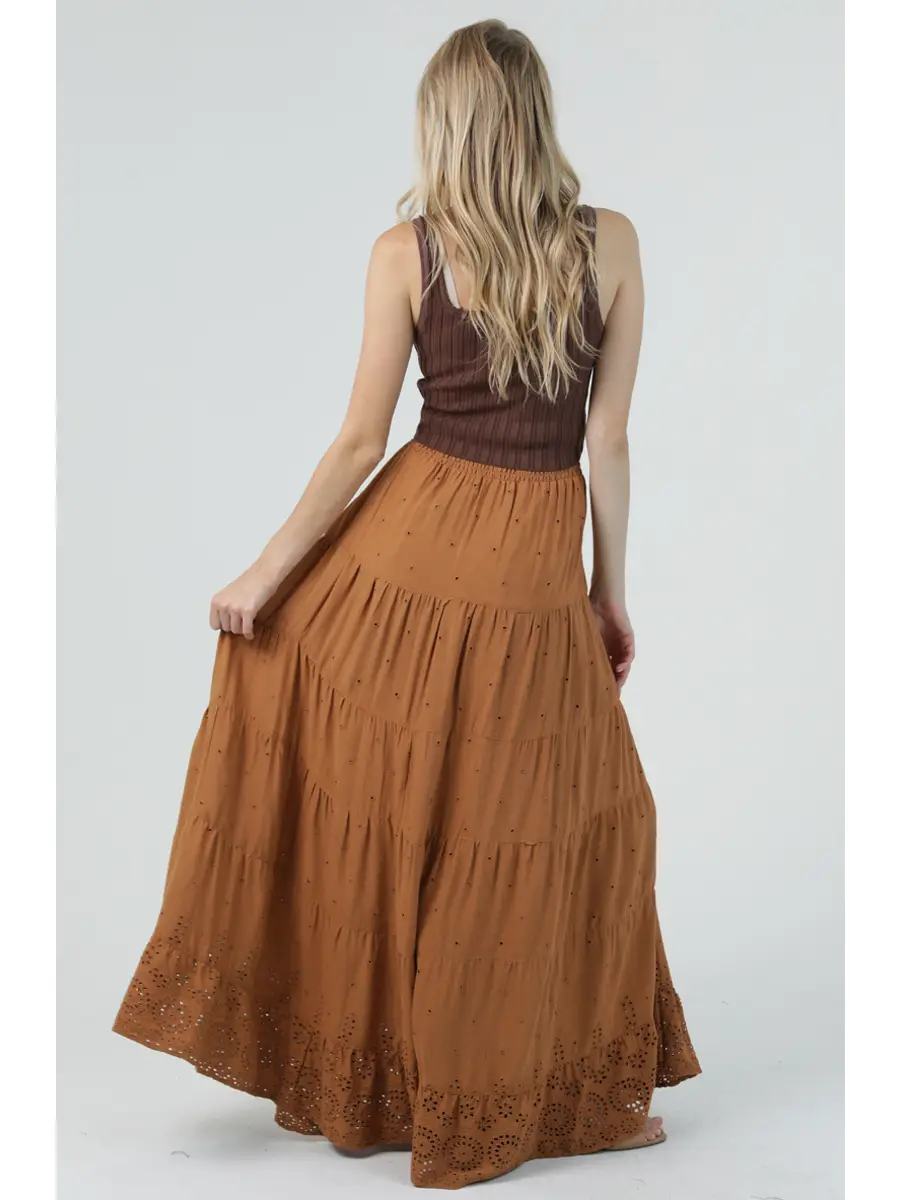 Tiered Maxi Skirt