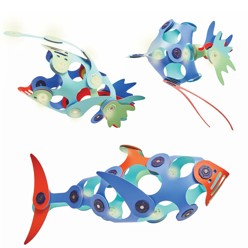 Clixo Ocean Creatures Magnetic Toy Set