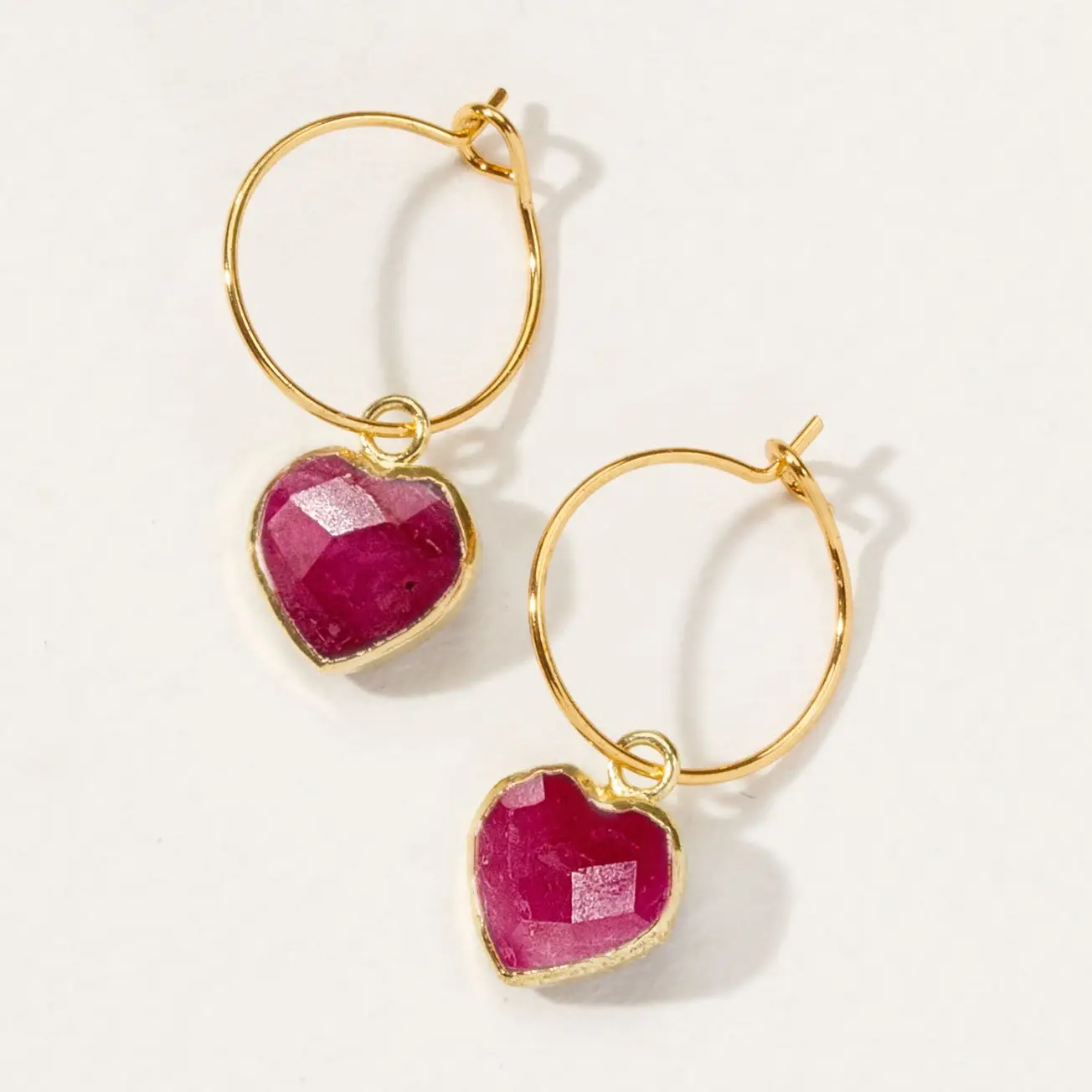 Conversation Heart Mini Hoop Earrings