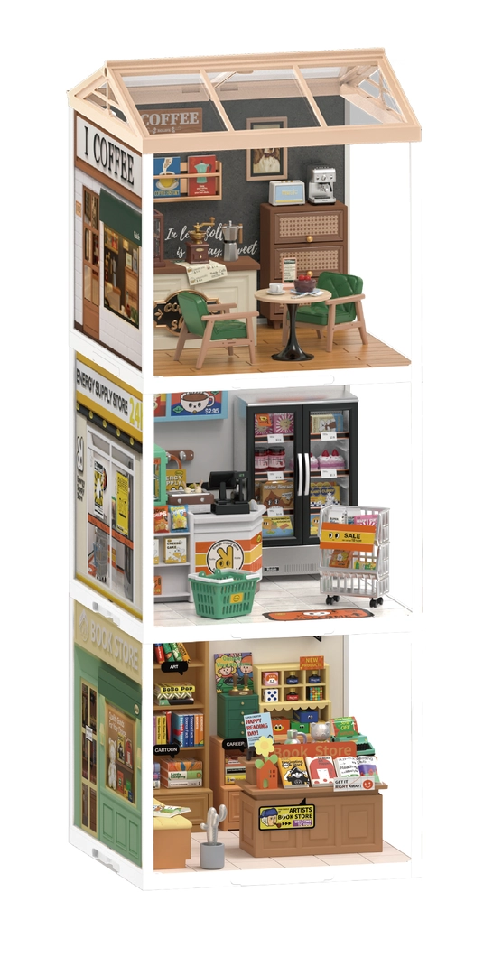 Miniature House Kit: Fascination Book Store