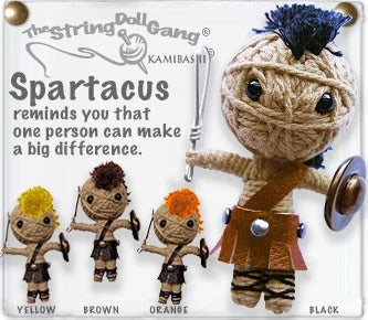 Spartacus String Doll Keychain