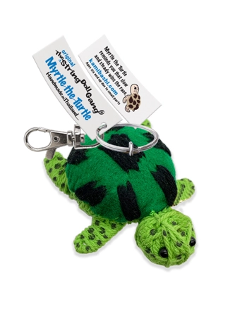 Myrtle Turtle String Doll Keychain