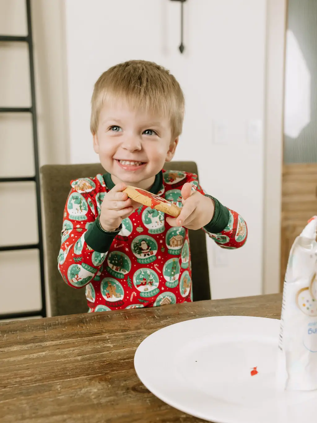 Let It Snow Christmas Bamboo Kids Pajamas