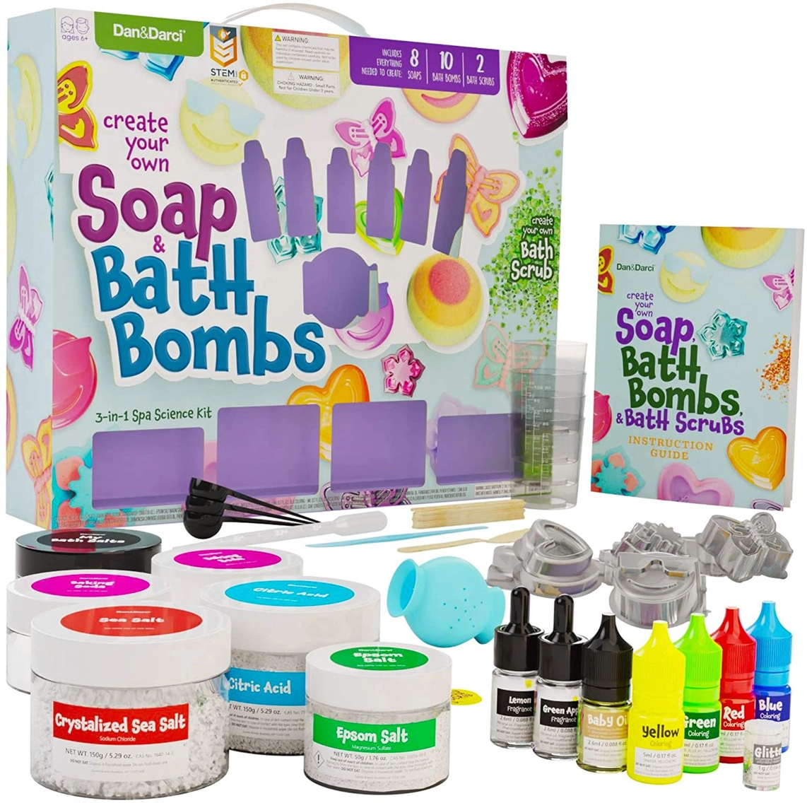 Mega Bath Bomb Soap + Scrub Making Kit