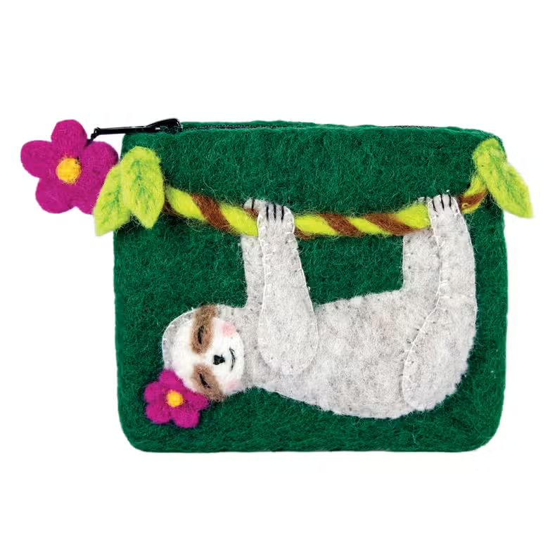 Coin Purse - Swingin' Sloth