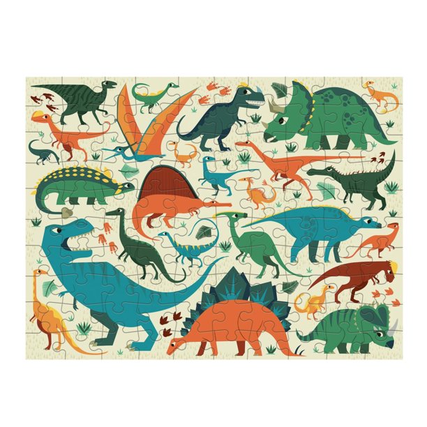 Double Sided Dino Puzzle