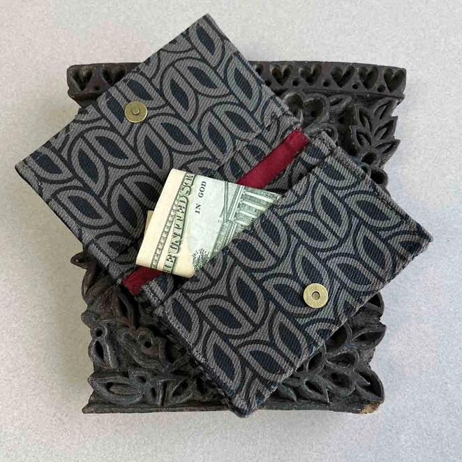 Sustainable Cotton Canvas Card Holder