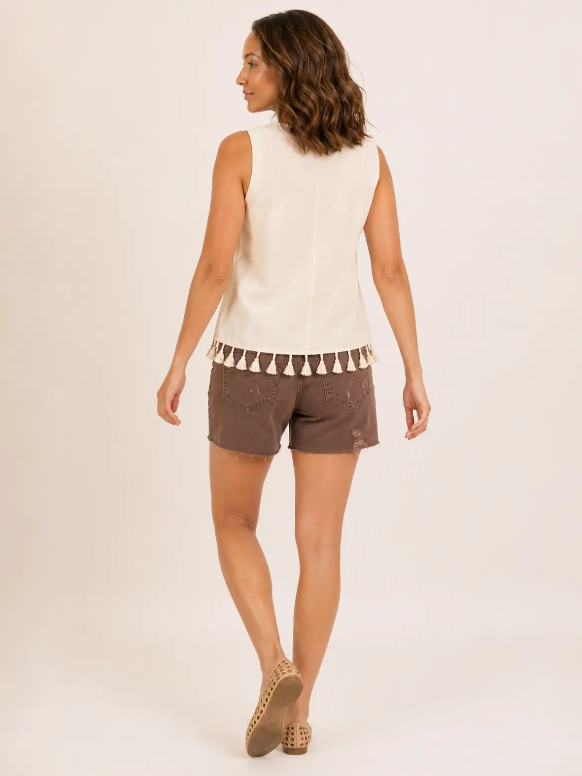 Boho Charm Embroidered Tank Top