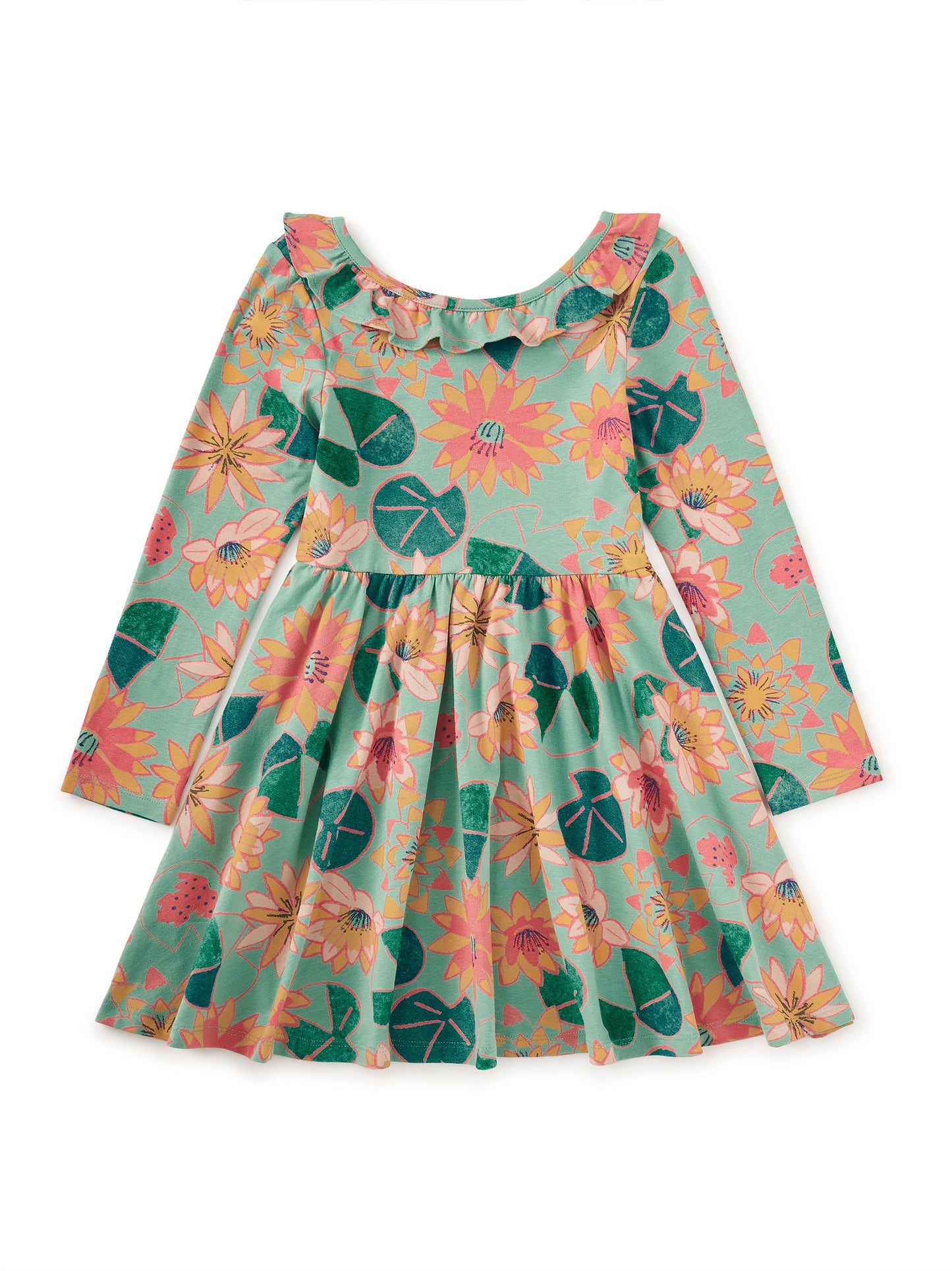 Girls Chalk Water Lillies Ballet Dress