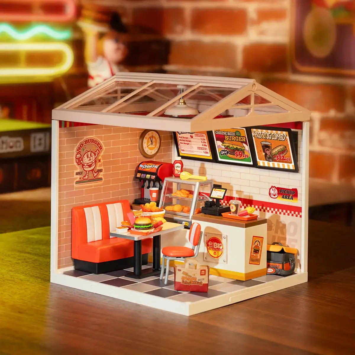 Miniature House Kit: Yum Yum Burgers