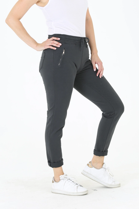 French Terry Joggers w/ Zipper Pocket
