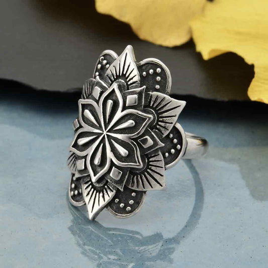 Large Mandala Ring