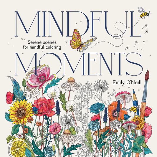 Mindful Moments Adult Coloring Book
