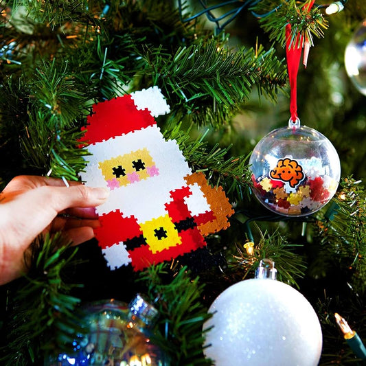 Holly Jolly Jixelz Ornament