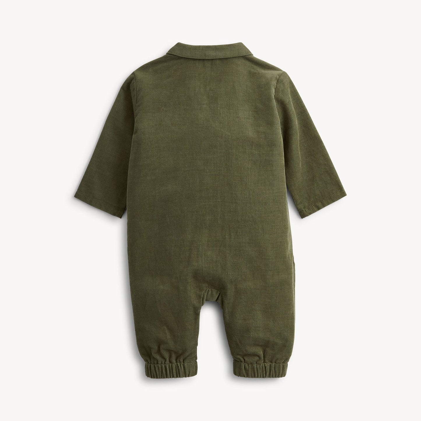 Baby Boy Green Corduroy Magnetic Me Romper