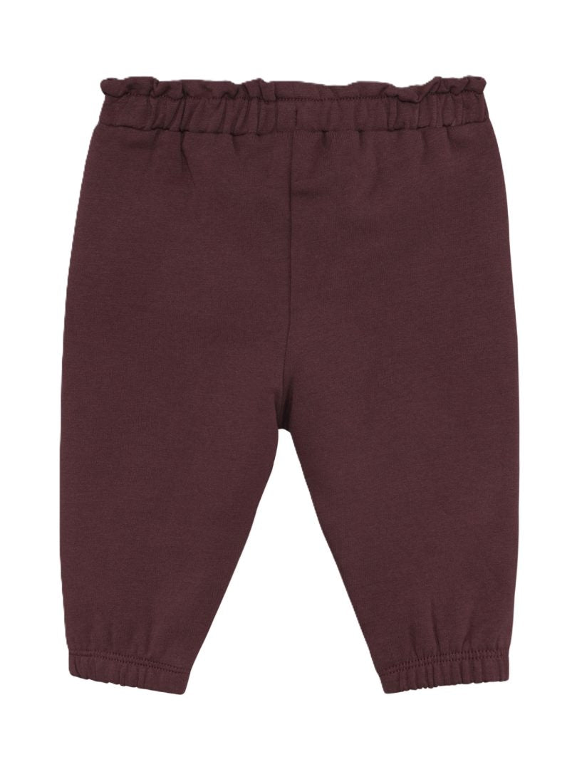 Baby Plum Sweatpants Heart Buttons