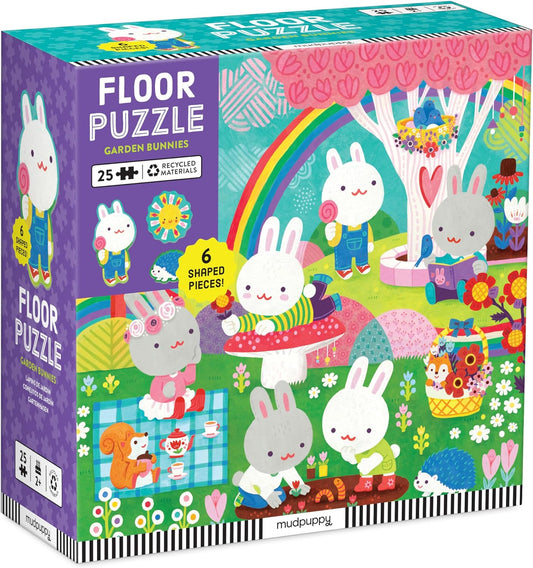 Garden Bunnies Floor Puzzle