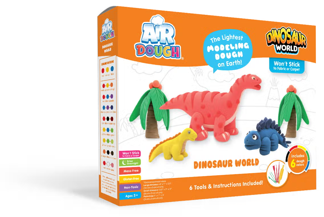 Air Dough - Dinosaur Kit
