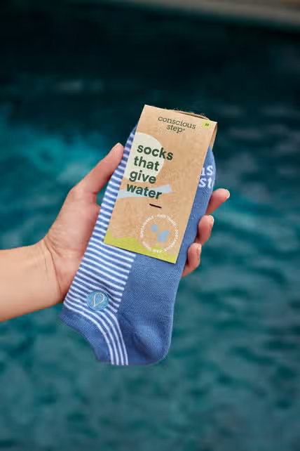 Ankle Socks That Give Water - Stripes