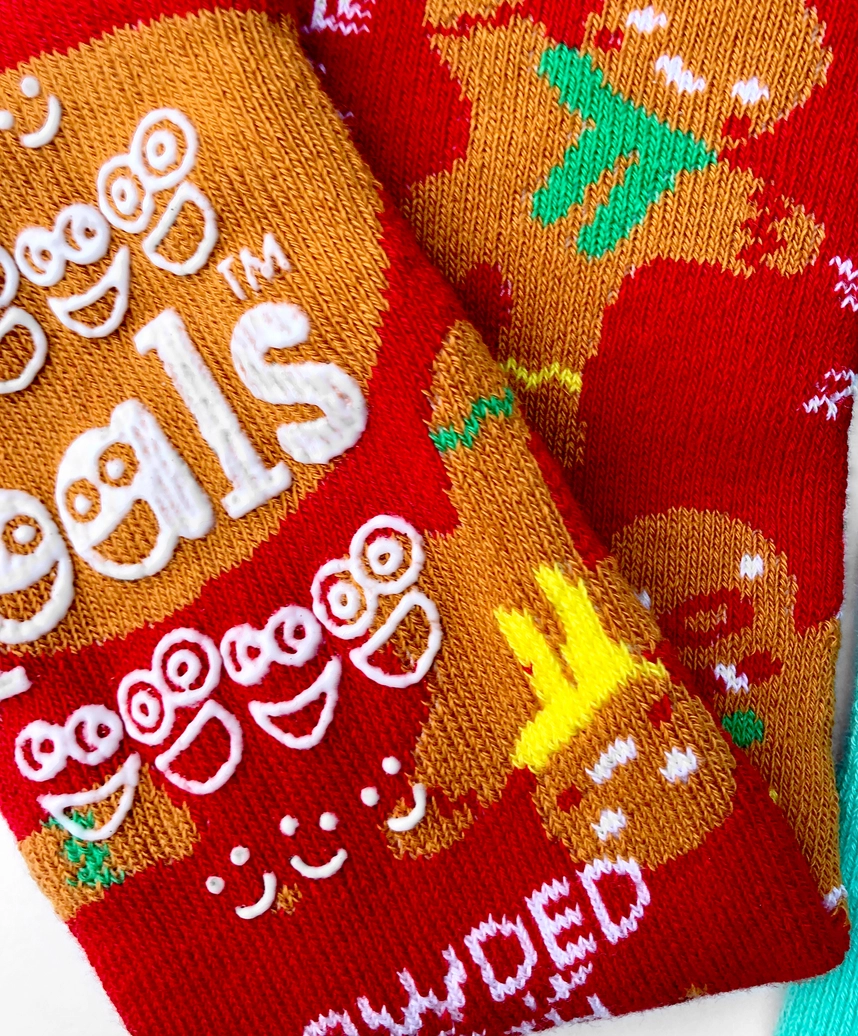 Pals Socks Gingerbread Candy Cane