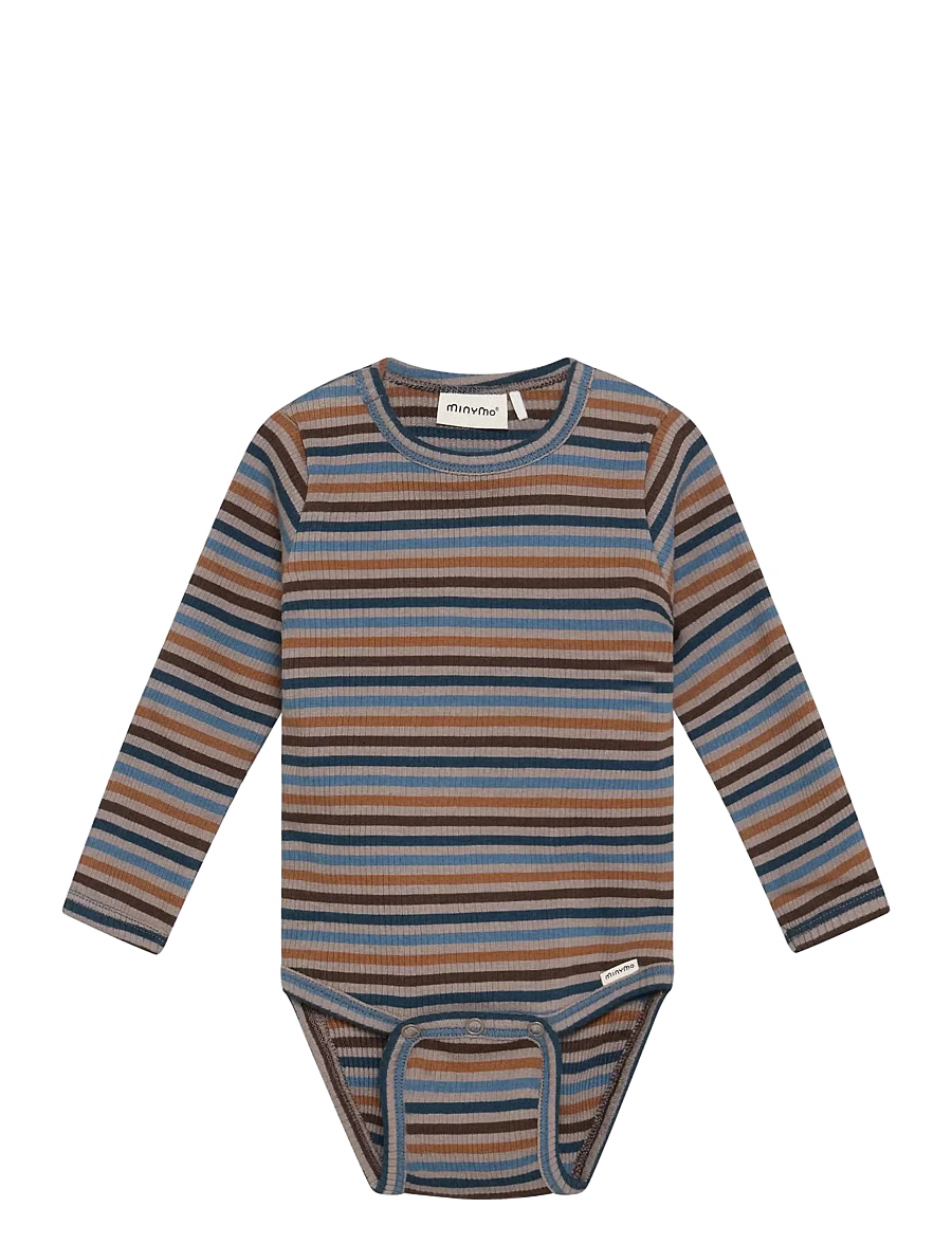 Baby Striped Ribbed Onesie