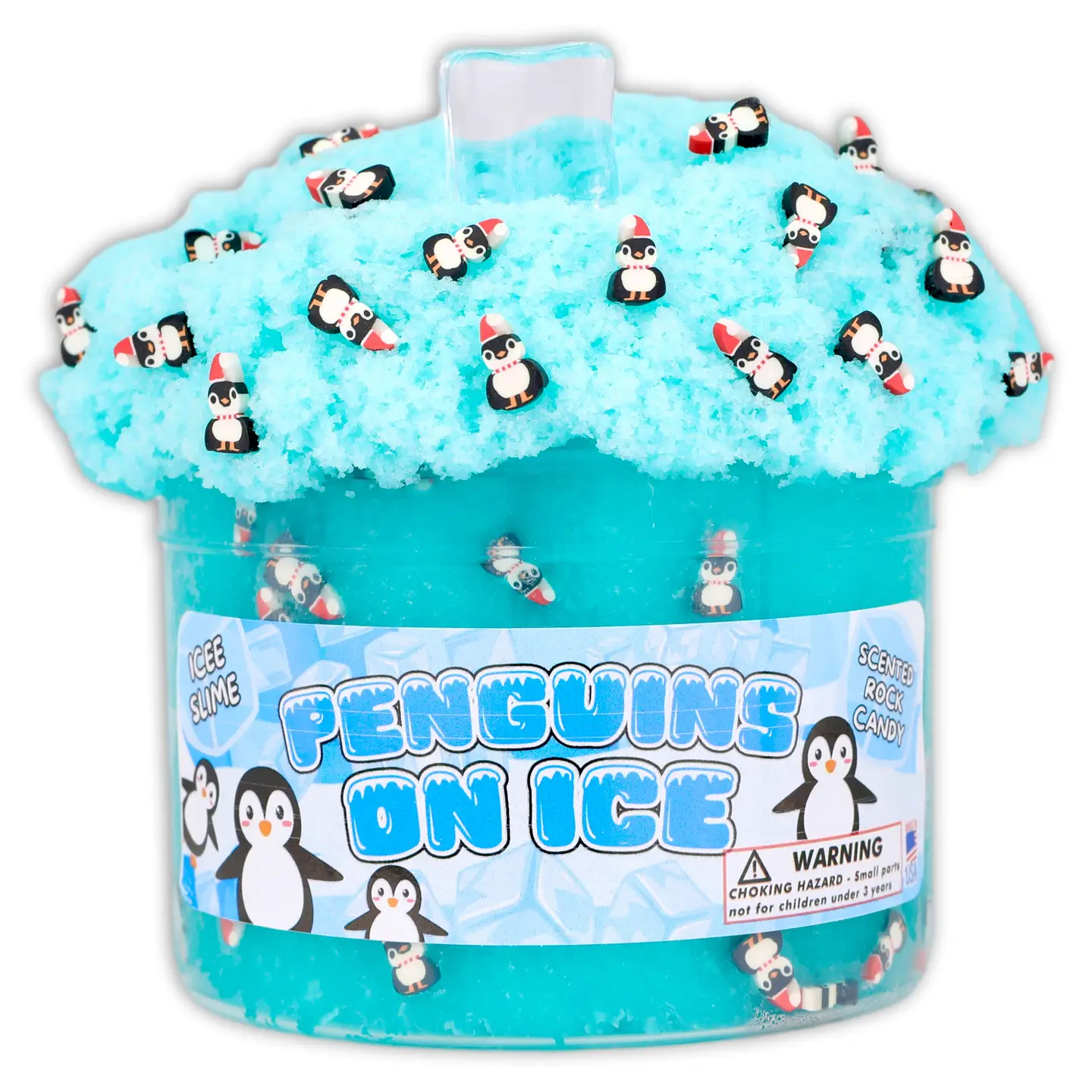 Penguins On Ice Christmas Slime